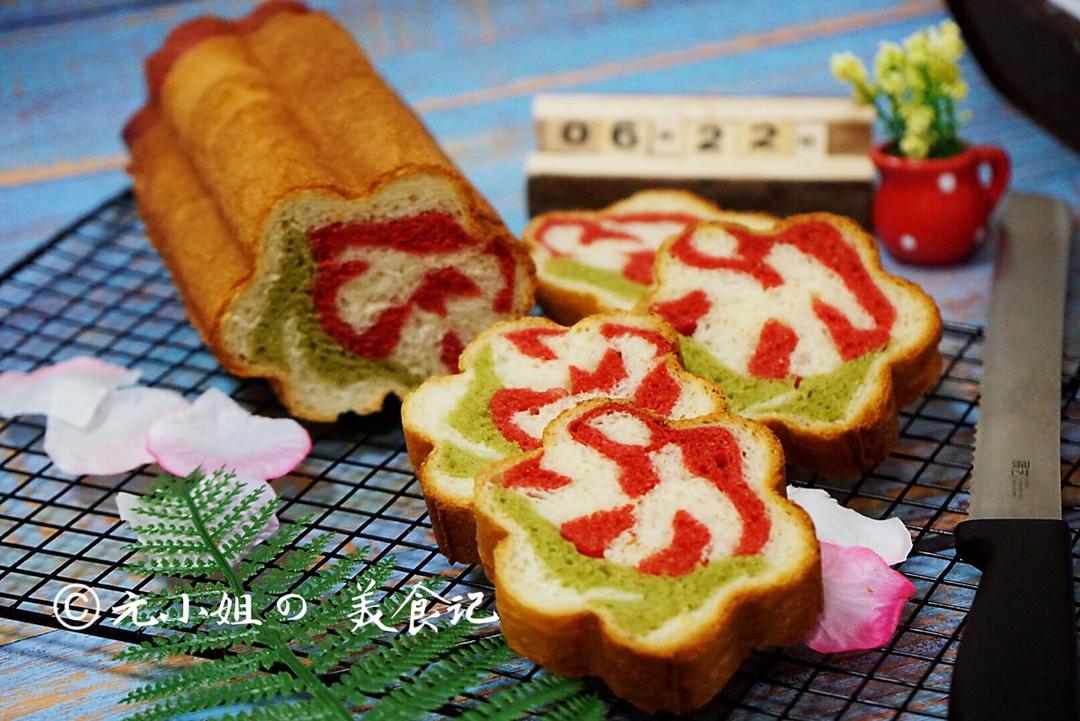 玫瑰花插画吐司