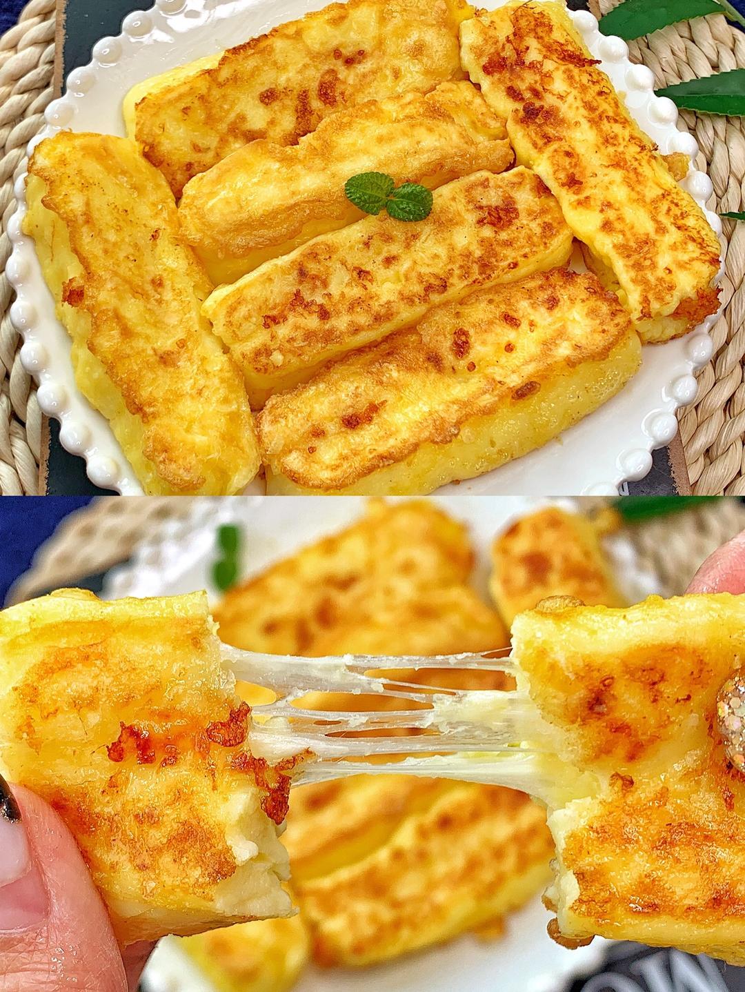 嗨❗你吃过煎牛奶吗❓快看一口就会爱上的那种的做法