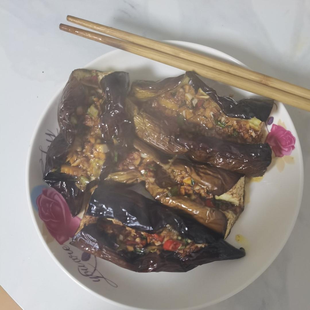 【空气炸锅】做出烧烤摊扬名立万的烤茄子！