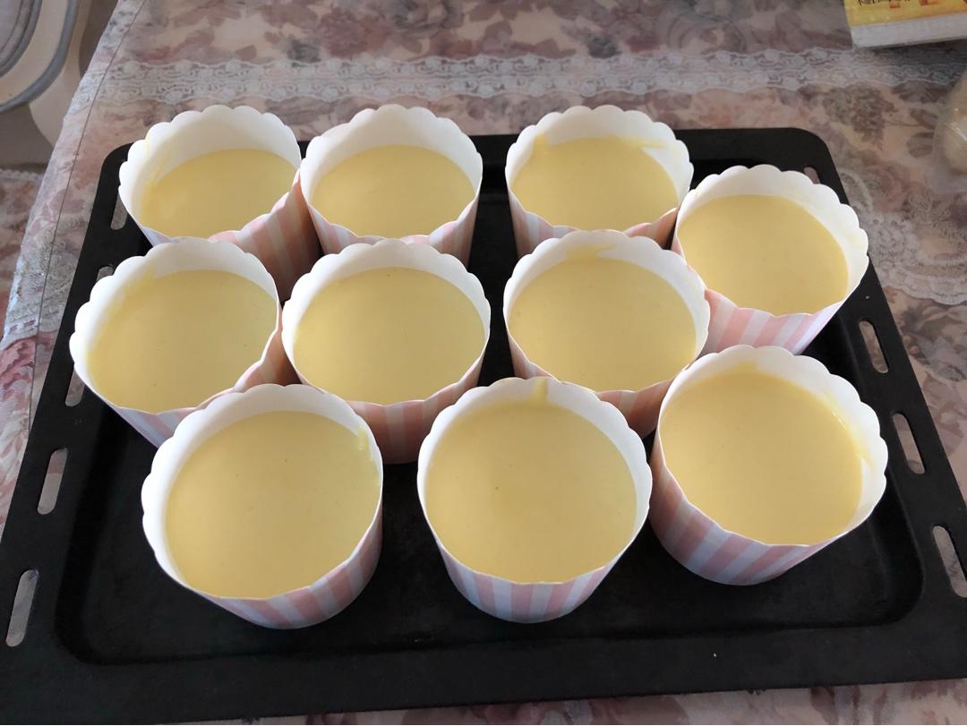 纸杯蛋糕 8寸戚风蛋糕的量