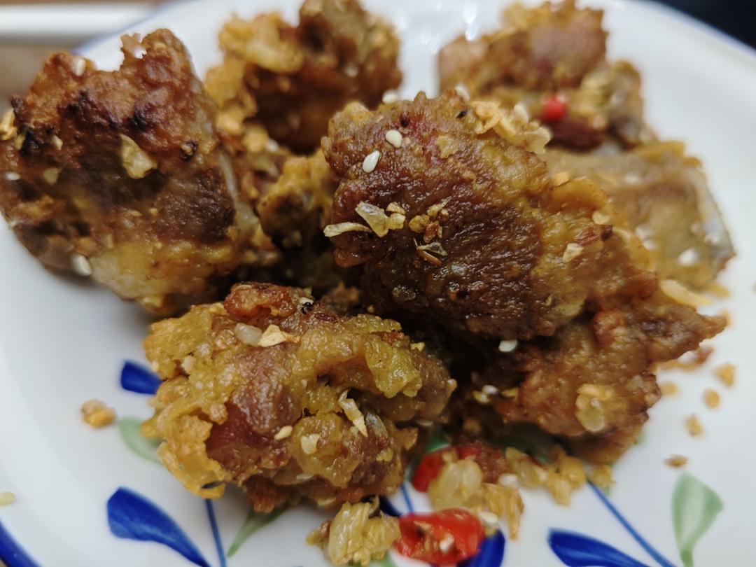 家庭版蒜香排骨