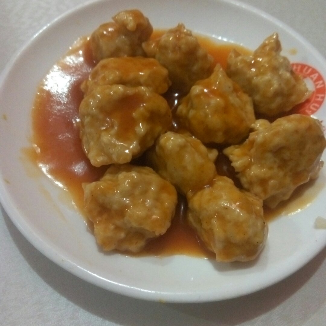酸酸甜甜【茄汁鸡肉丸】