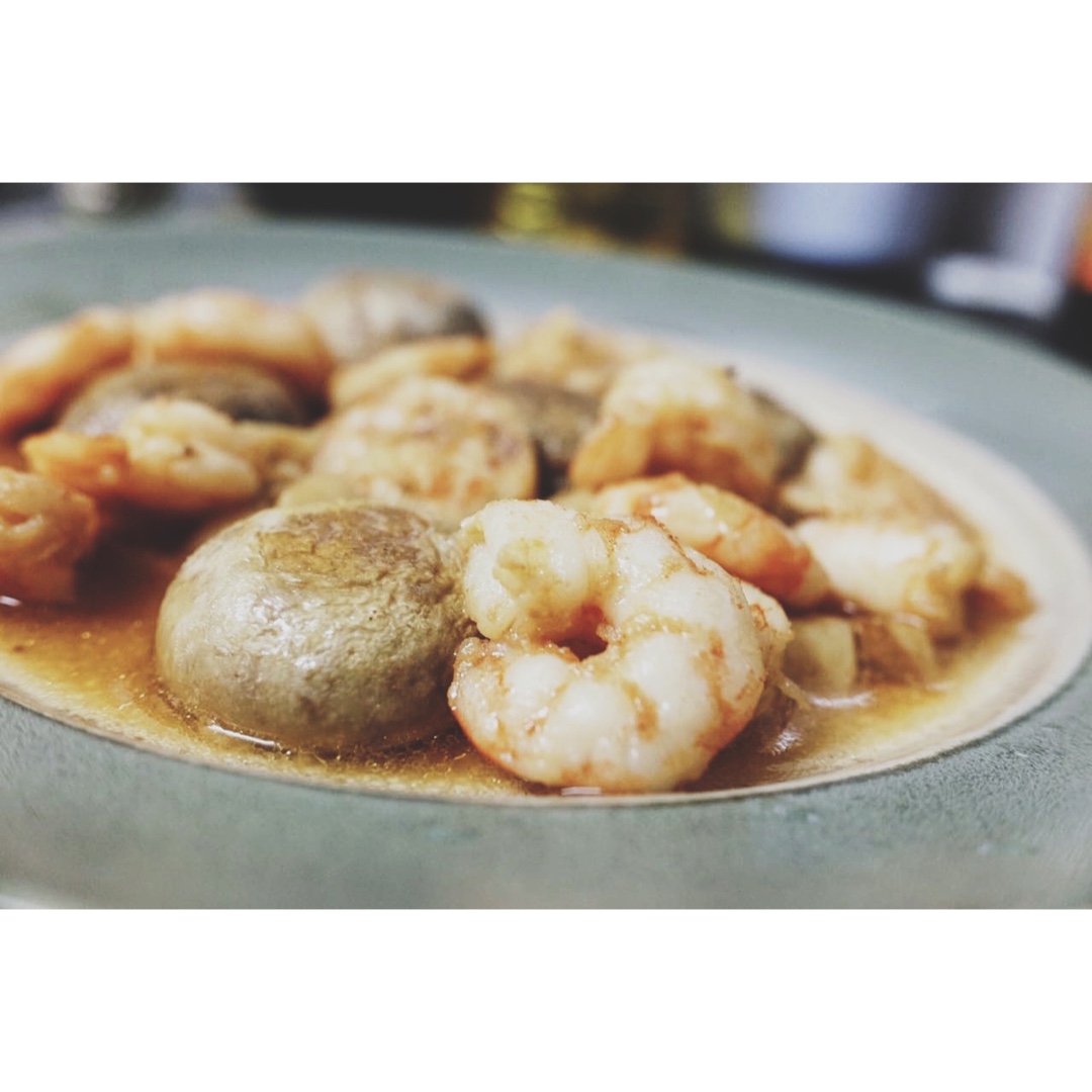 酒香蘑菇虾--本棚食堂版