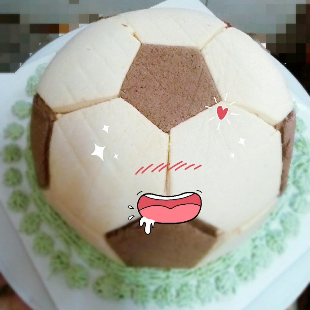 足球酸奶芒果慕斯