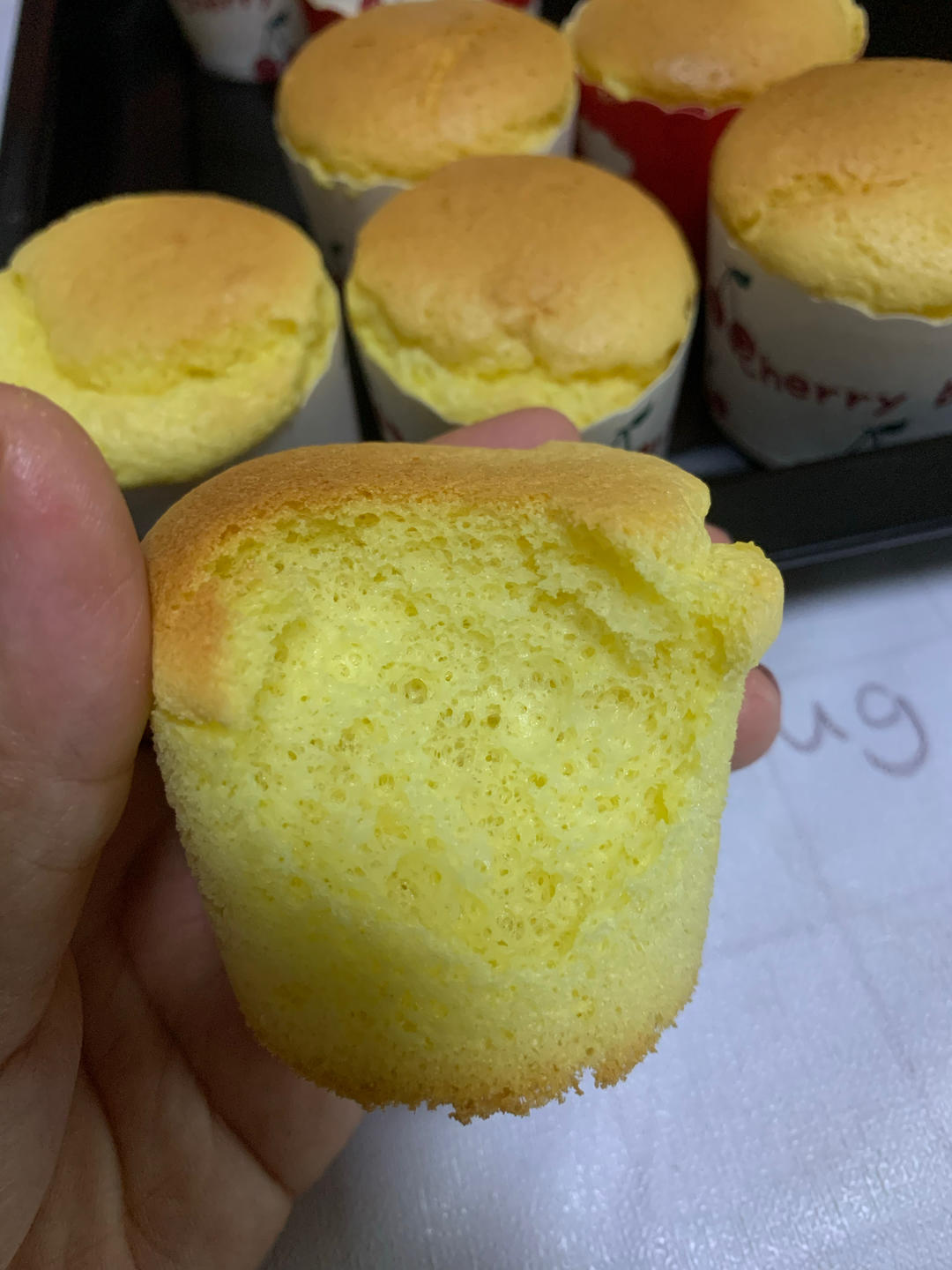 纸杯蛋糕 8寸戚风蛋糕的量
