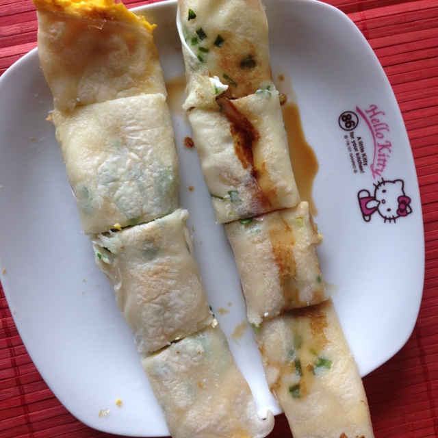 早餐鸡蛋煎饼