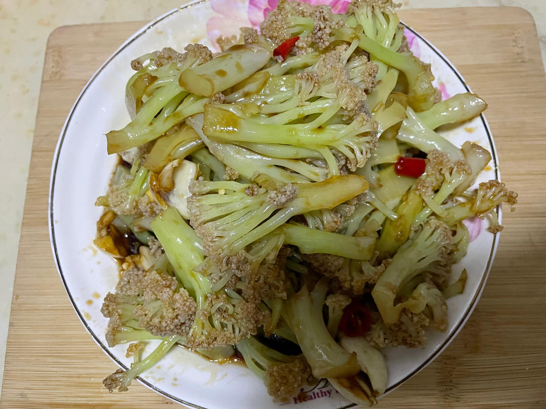 花菜别在炒了✅这样做不仅好吃还减脂
