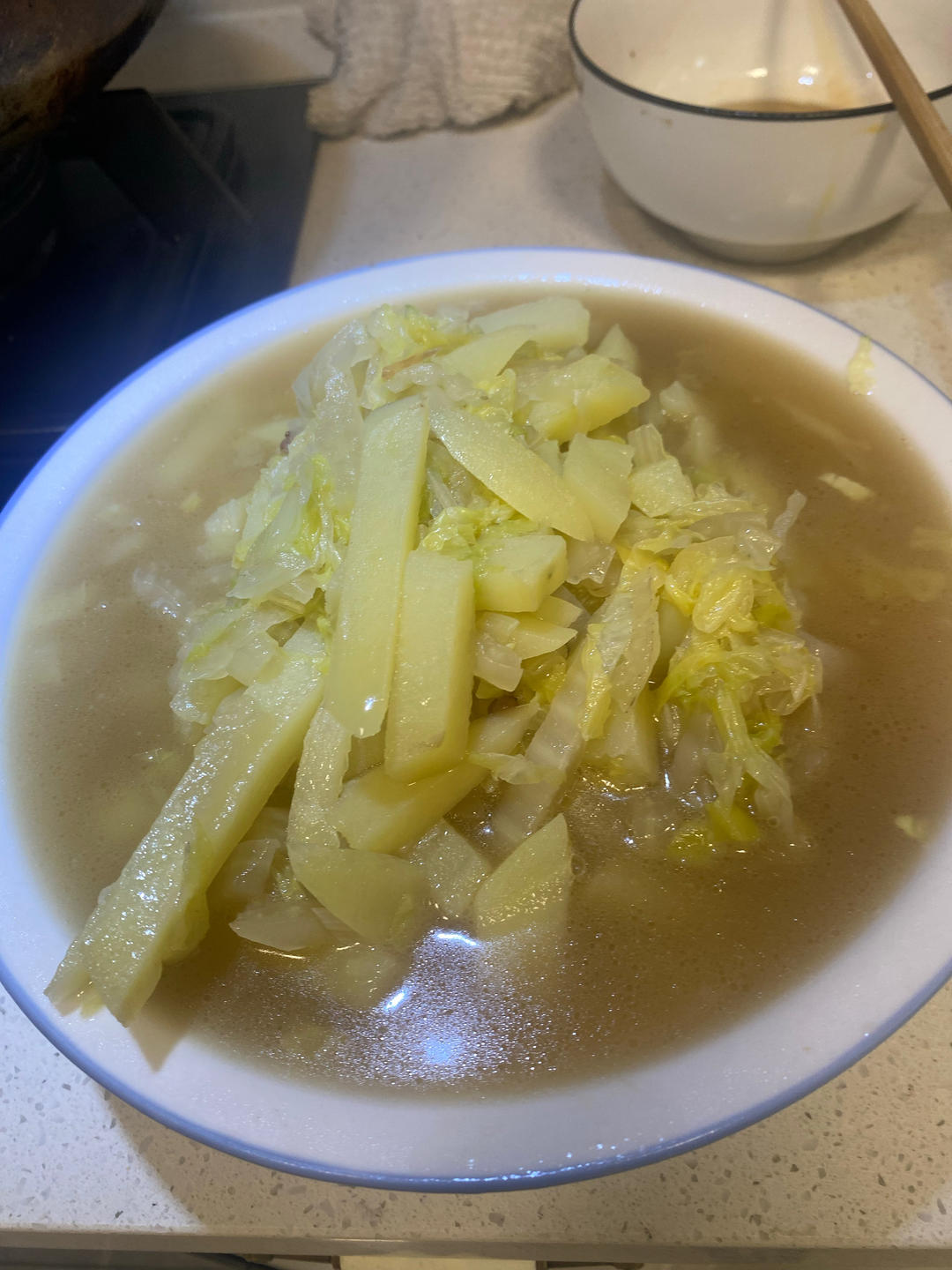 东北大白菜炖土豆