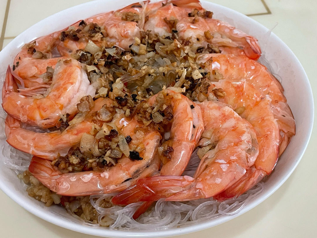蒜蓉粉丝开背虾