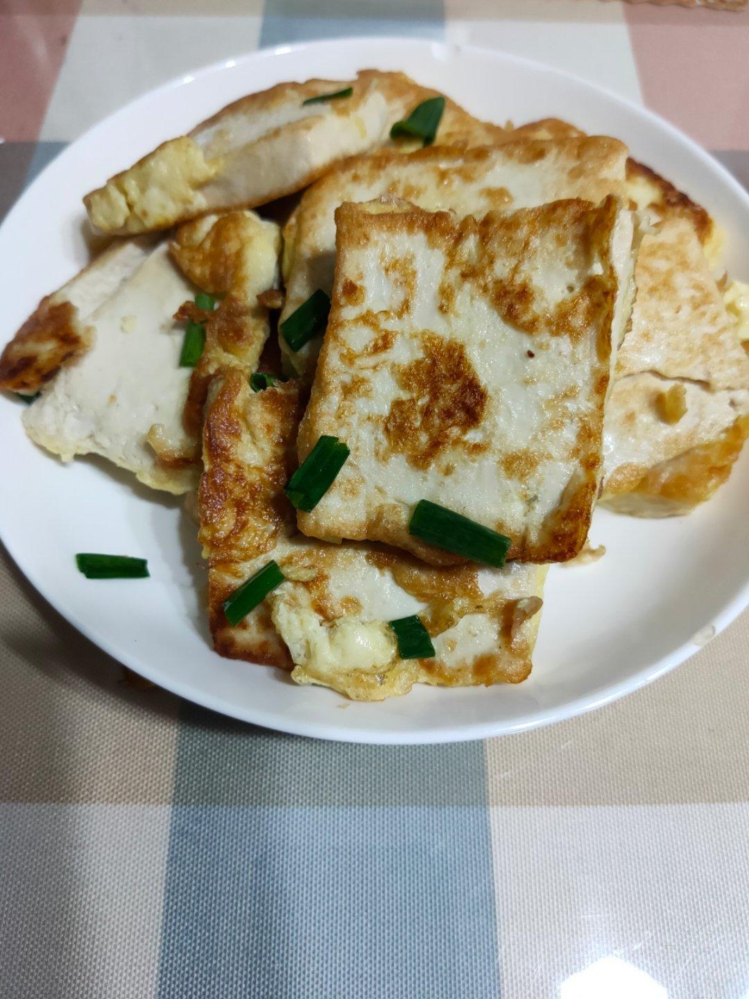 鸡蛋煎豆腐
