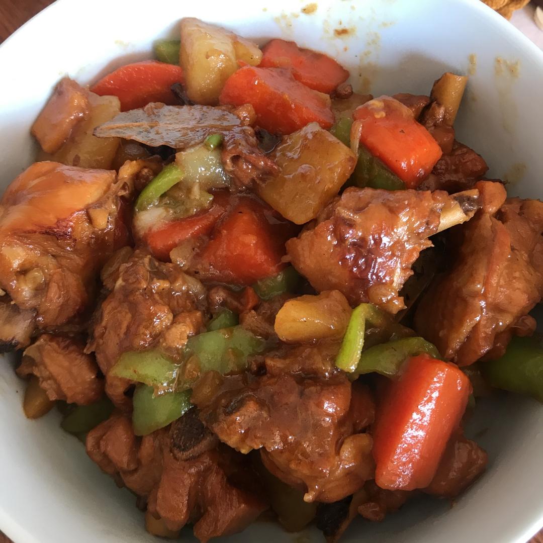 红烧土豆鸡腿(大盘鸡)