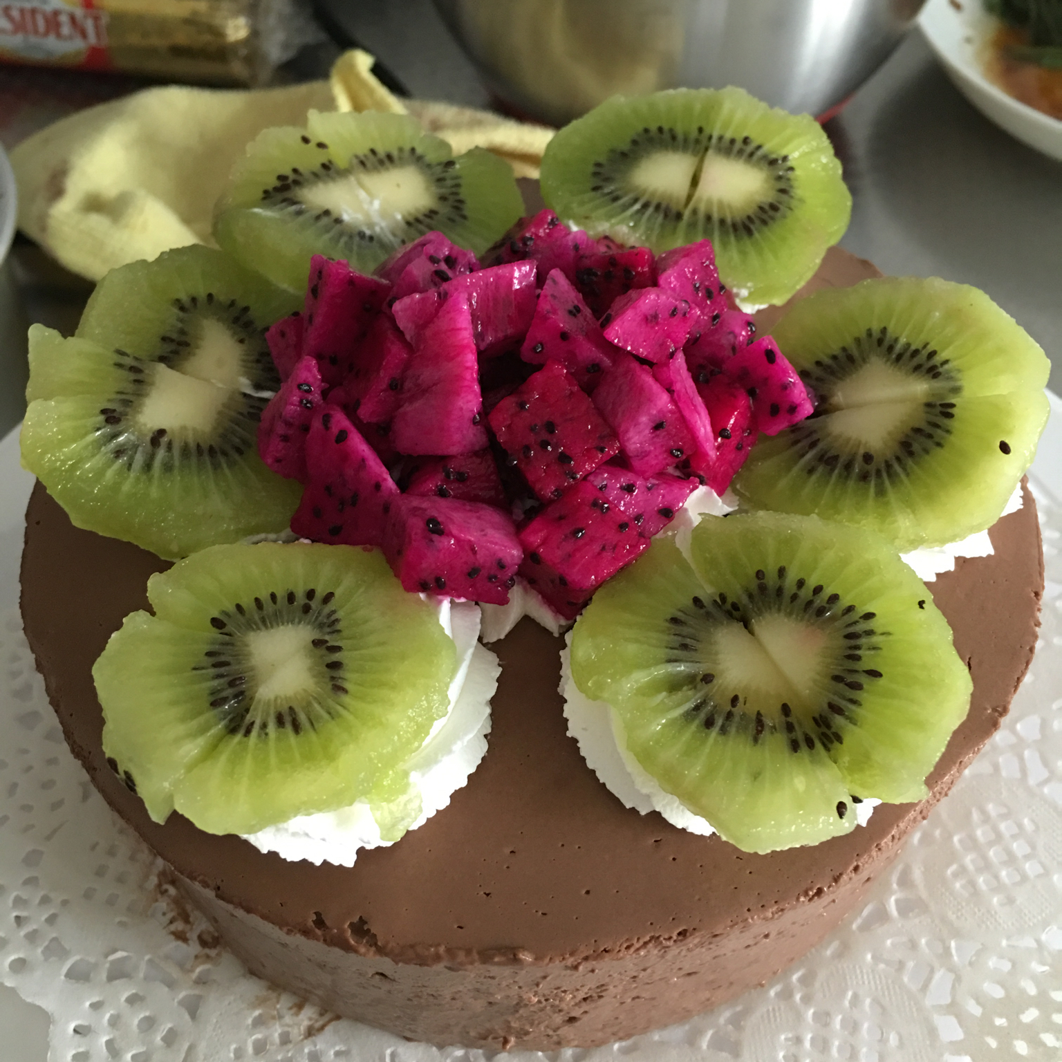 巧克力方形慕斯蛋糕