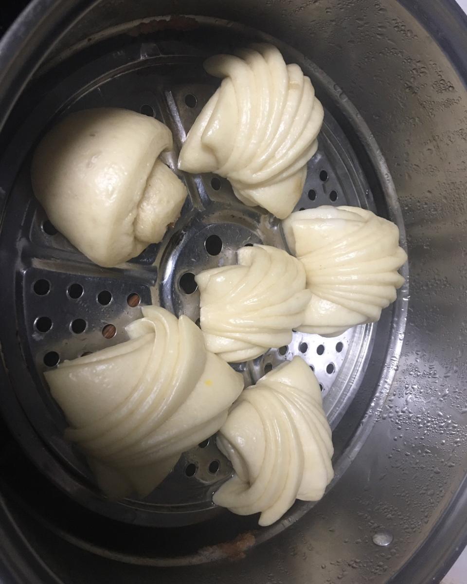 造型漂亮做法超简单的，花卷馒头