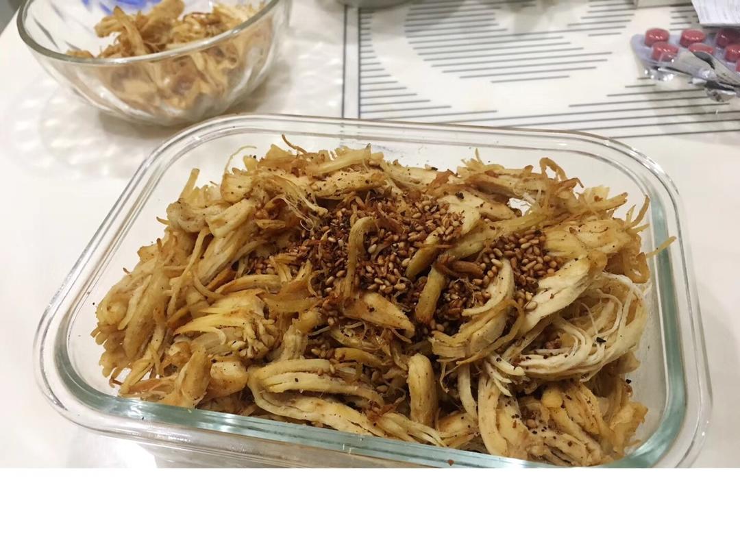 快手健身零食鸡肉丝