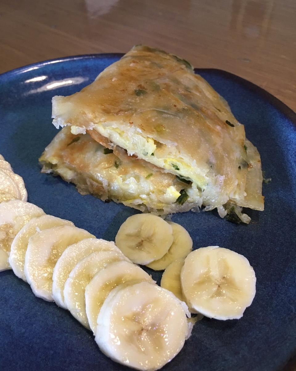 手抓饼香蕉派