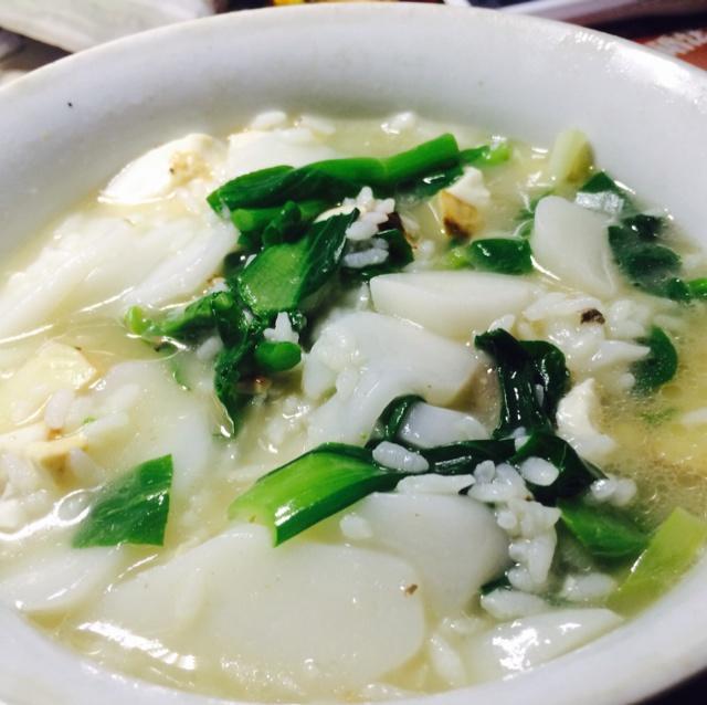 宁波青菜年糕汤的做法