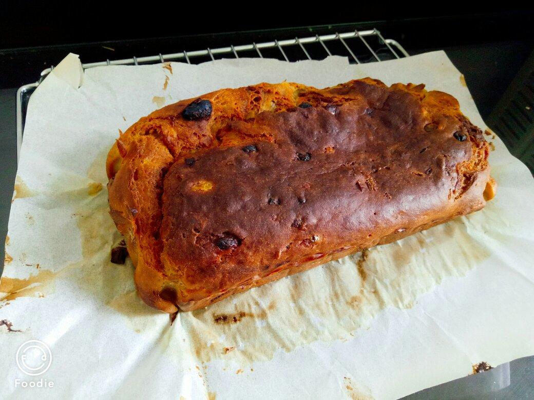 蔓越莓香橙玉米快手面包丨健康·烘焙