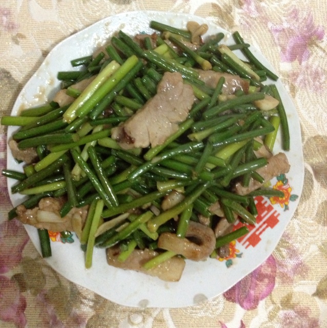 蒜薹炒肉