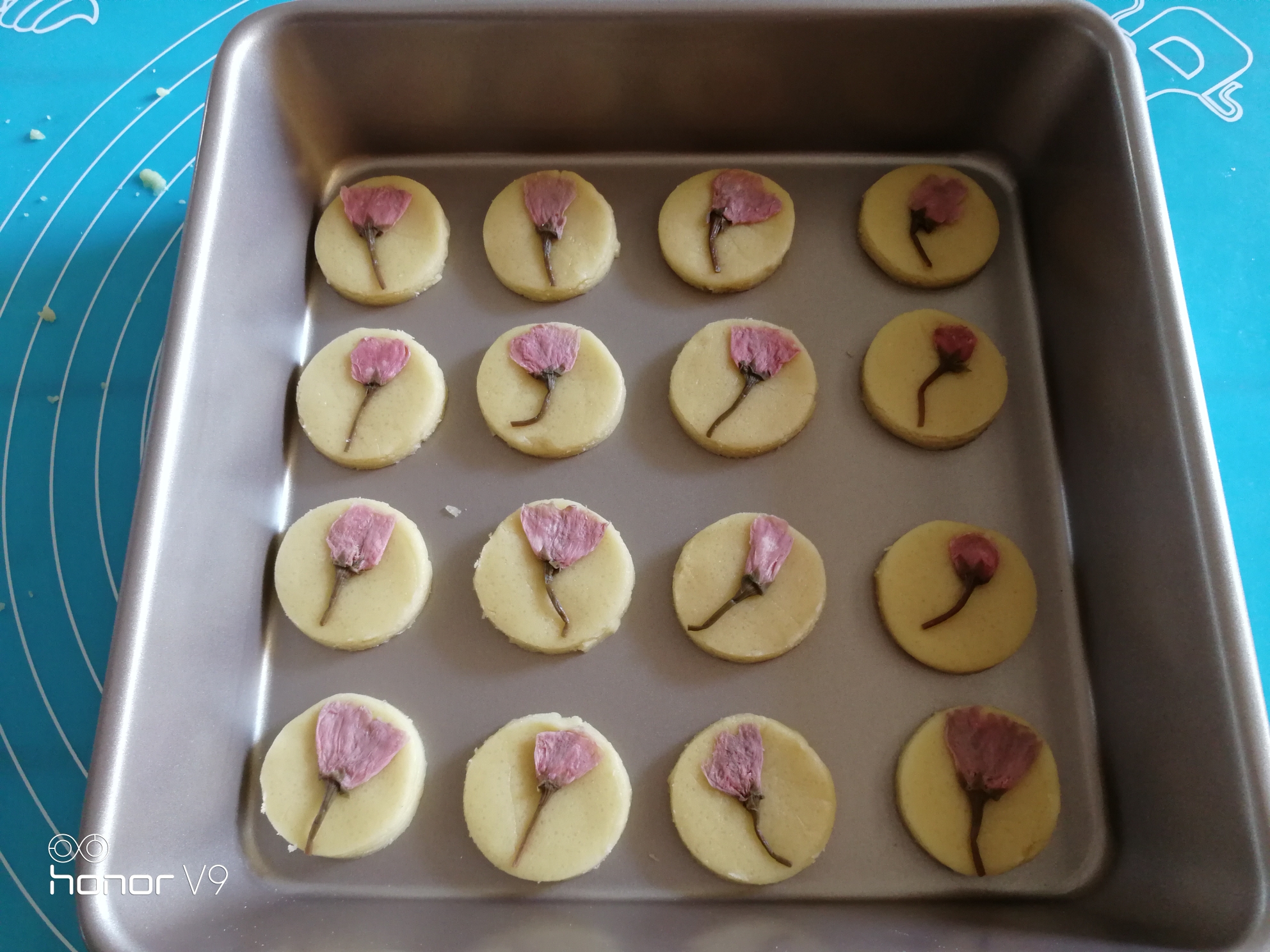 樱花曲奇饼干的做法 步骤9