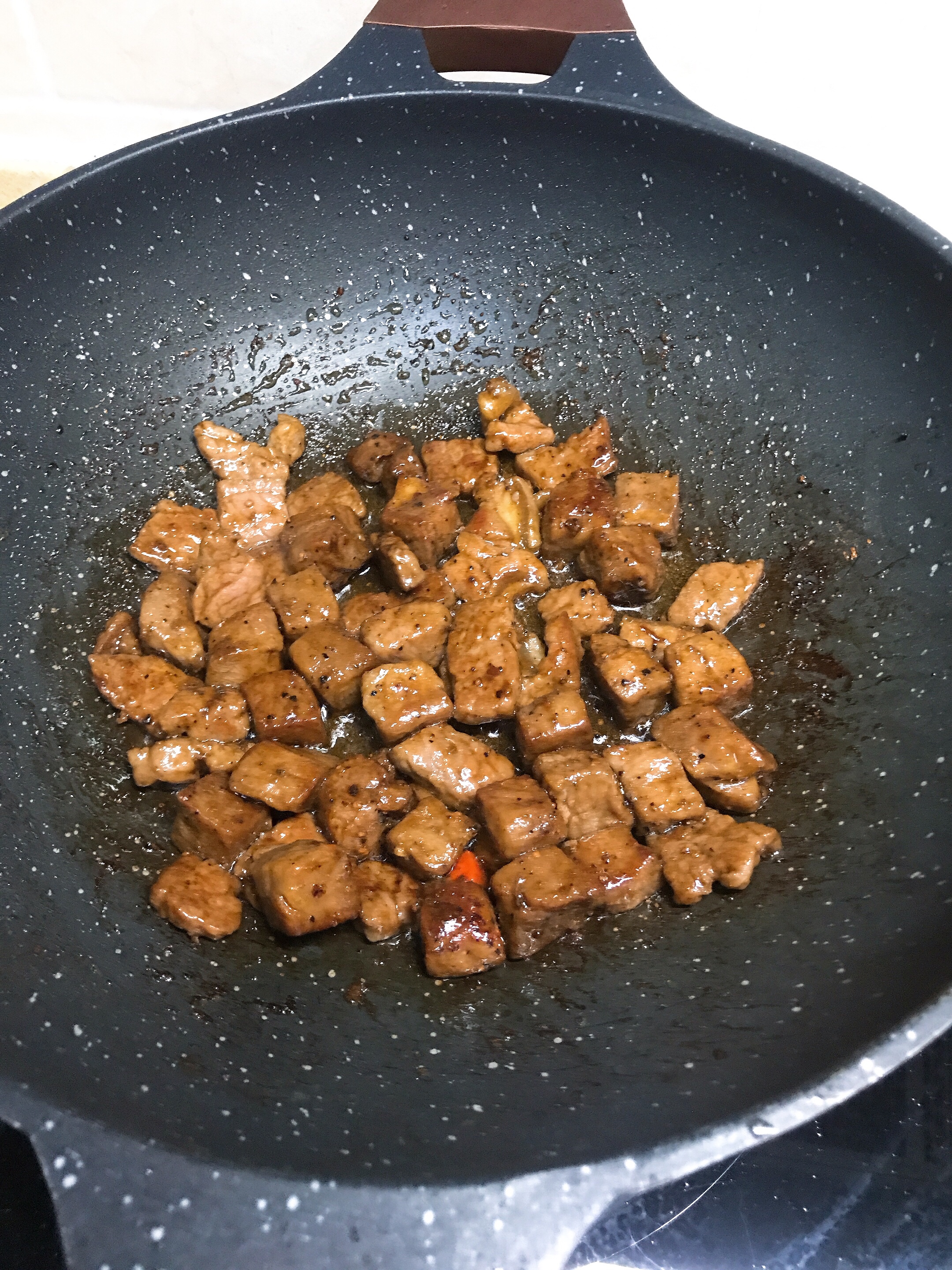 黑椒杏鲍菇牛肉粒的做法 步骤13