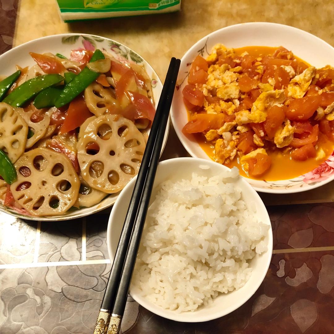 营养加倍的爽口小炒！爆炒山药莲藕荷兰豆