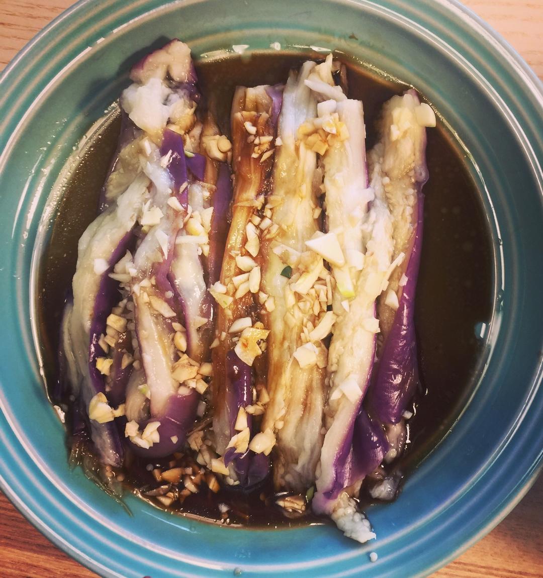 凉拌蒸茄子