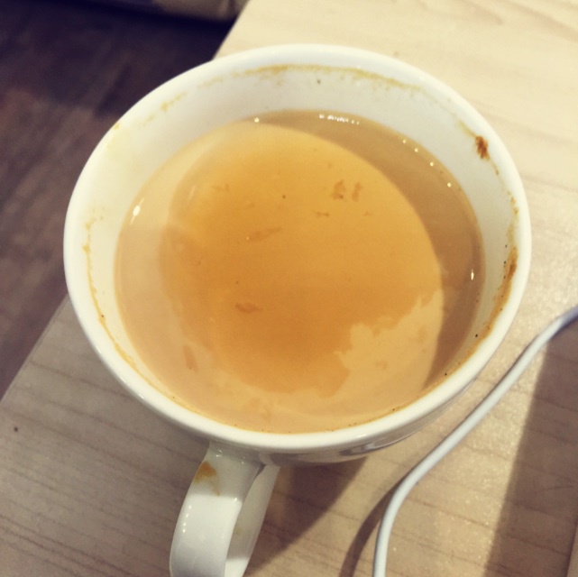 浓浓的锅煮奶茶