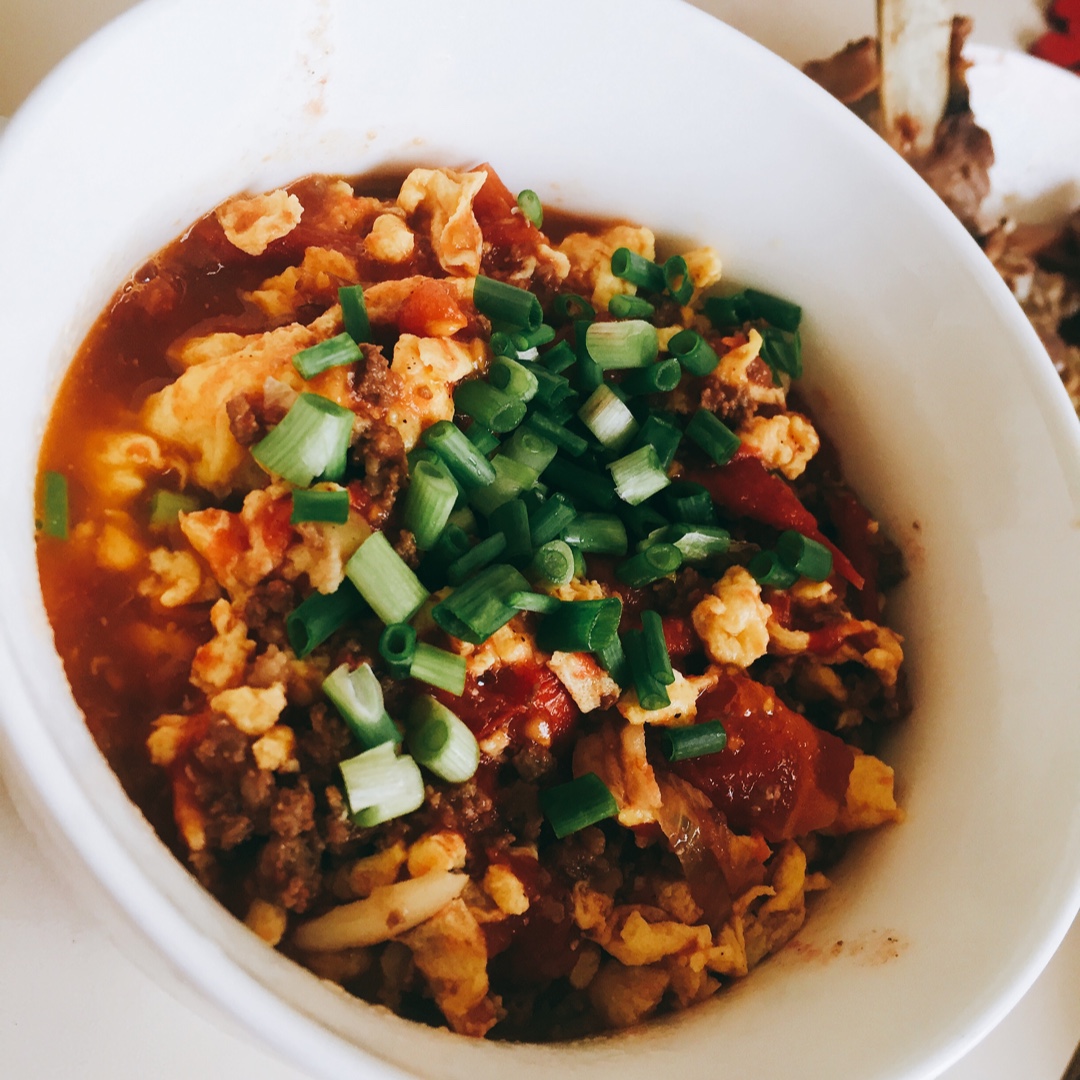 (外婆真传)西红柿打卤面