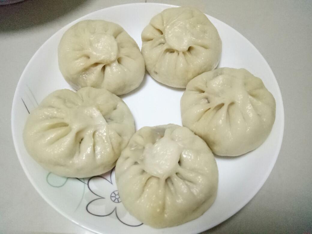 家常包子详细步骤荤素两种蒸包