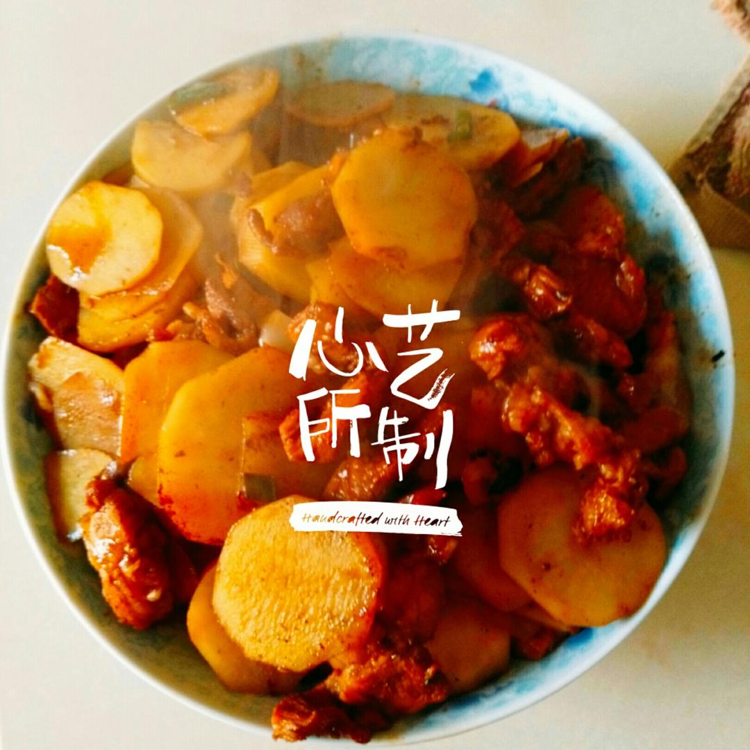 土豆片烧猪肉