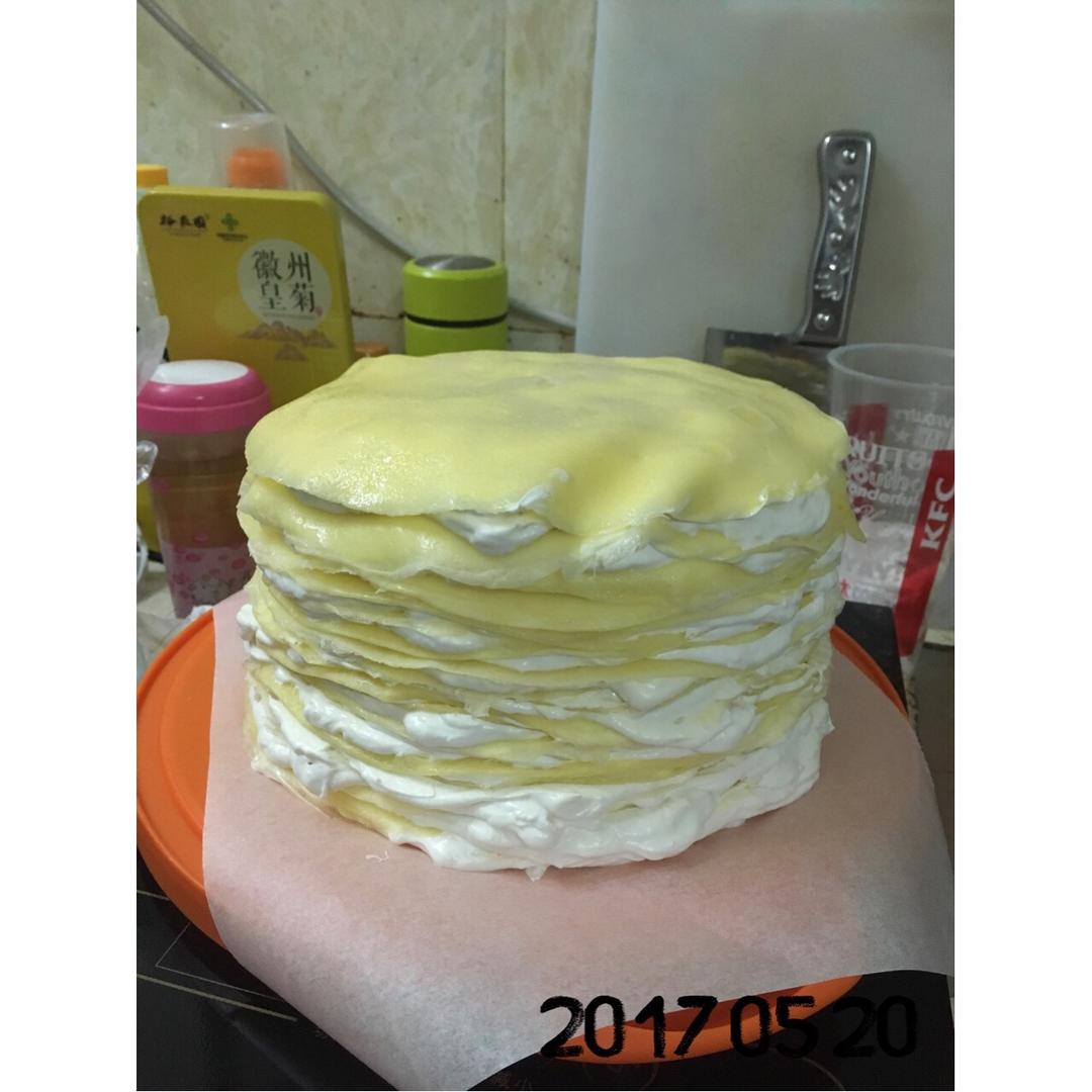 榴莲千层（超软糯蛋皮配方٩( ᐛ )و
