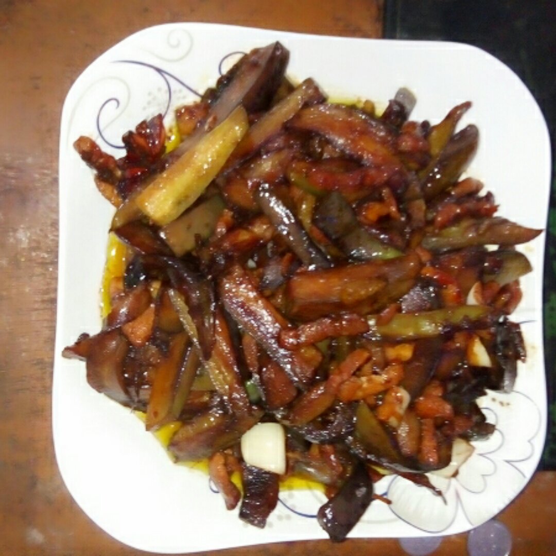 老丁的私房菜-油焖茄子