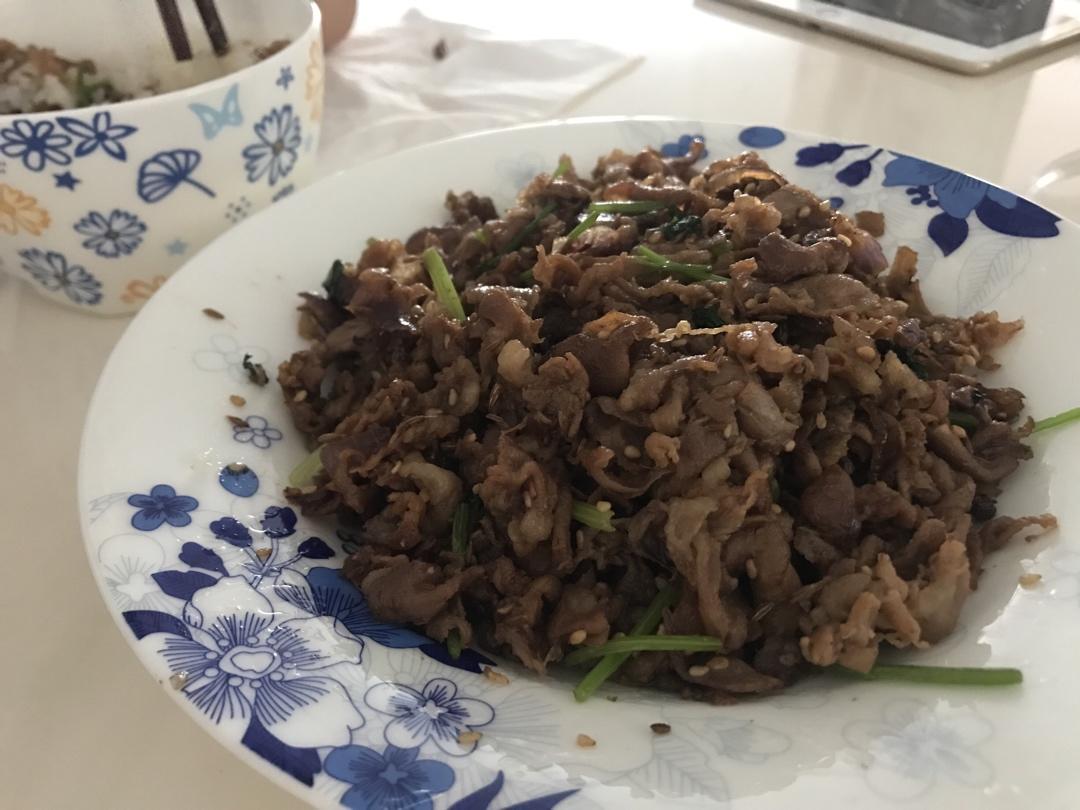 孜然羊肉片