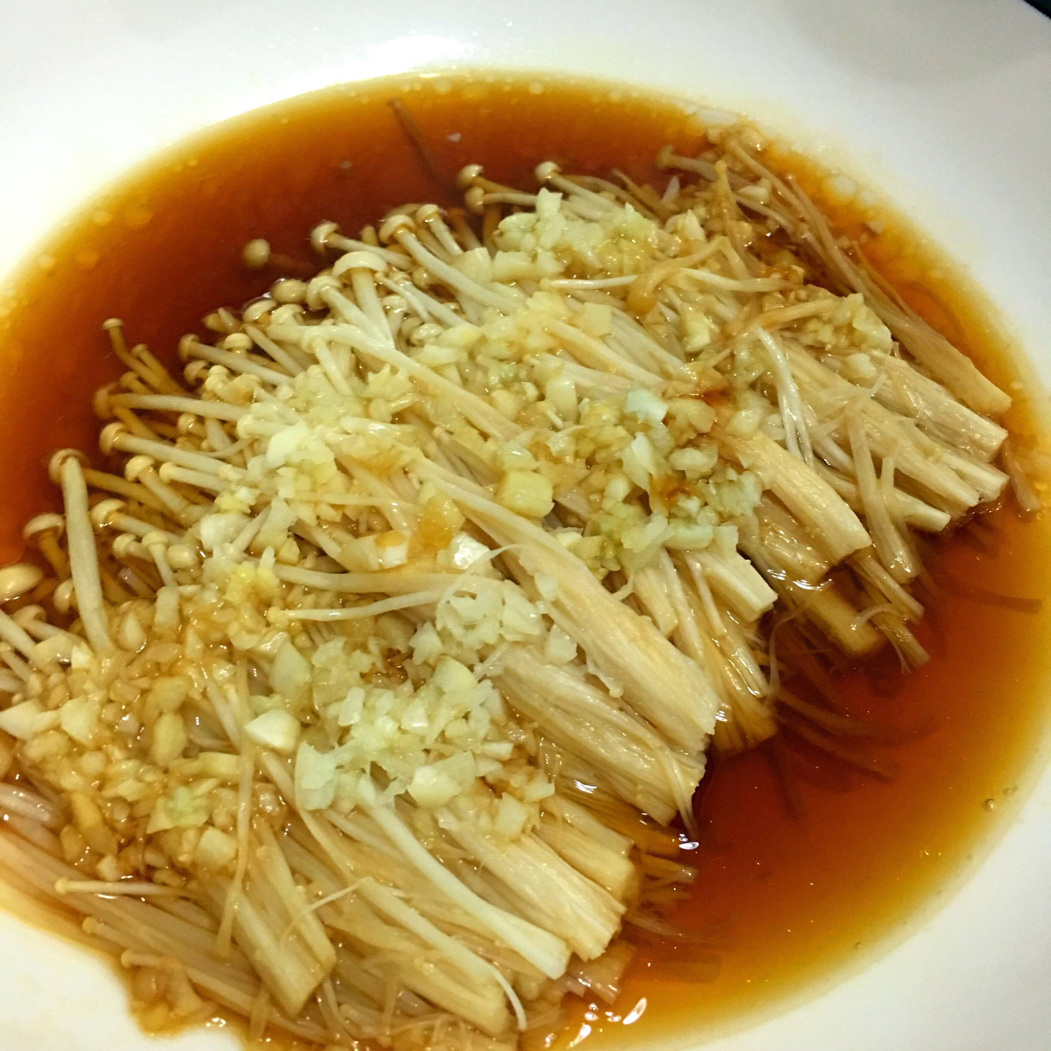 蒜蓉蒸金针菇