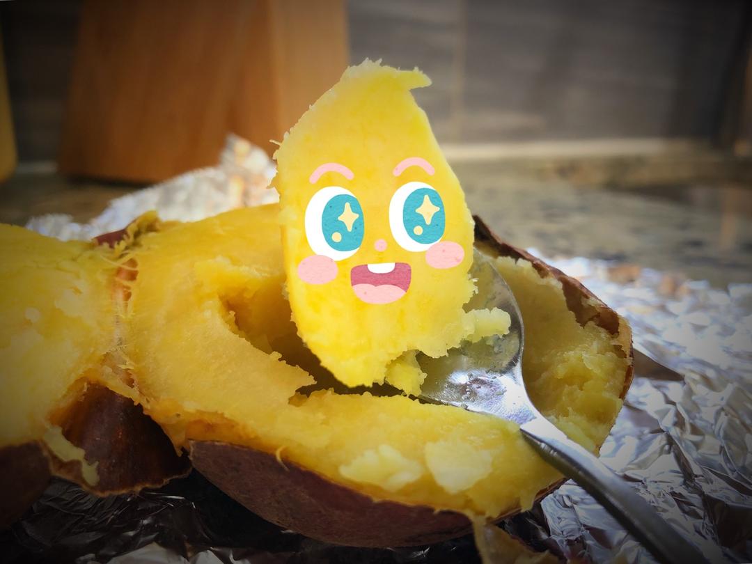 烤地瓜（烤箱初试）