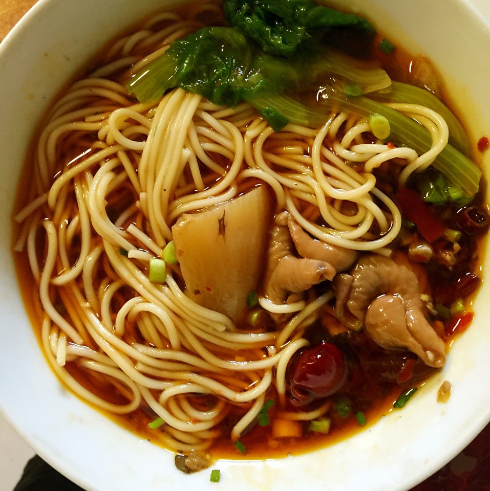 红烧肥肠面