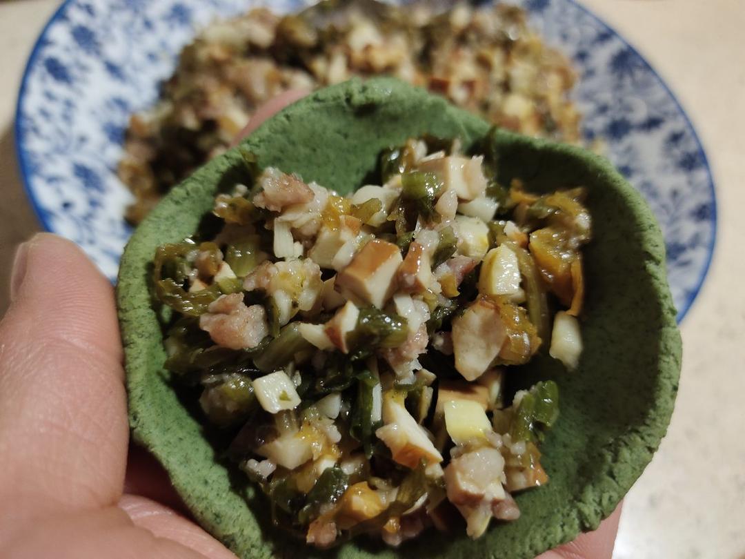 《Tinrry+》咸蛋黄肉松青团+红豆沙青团