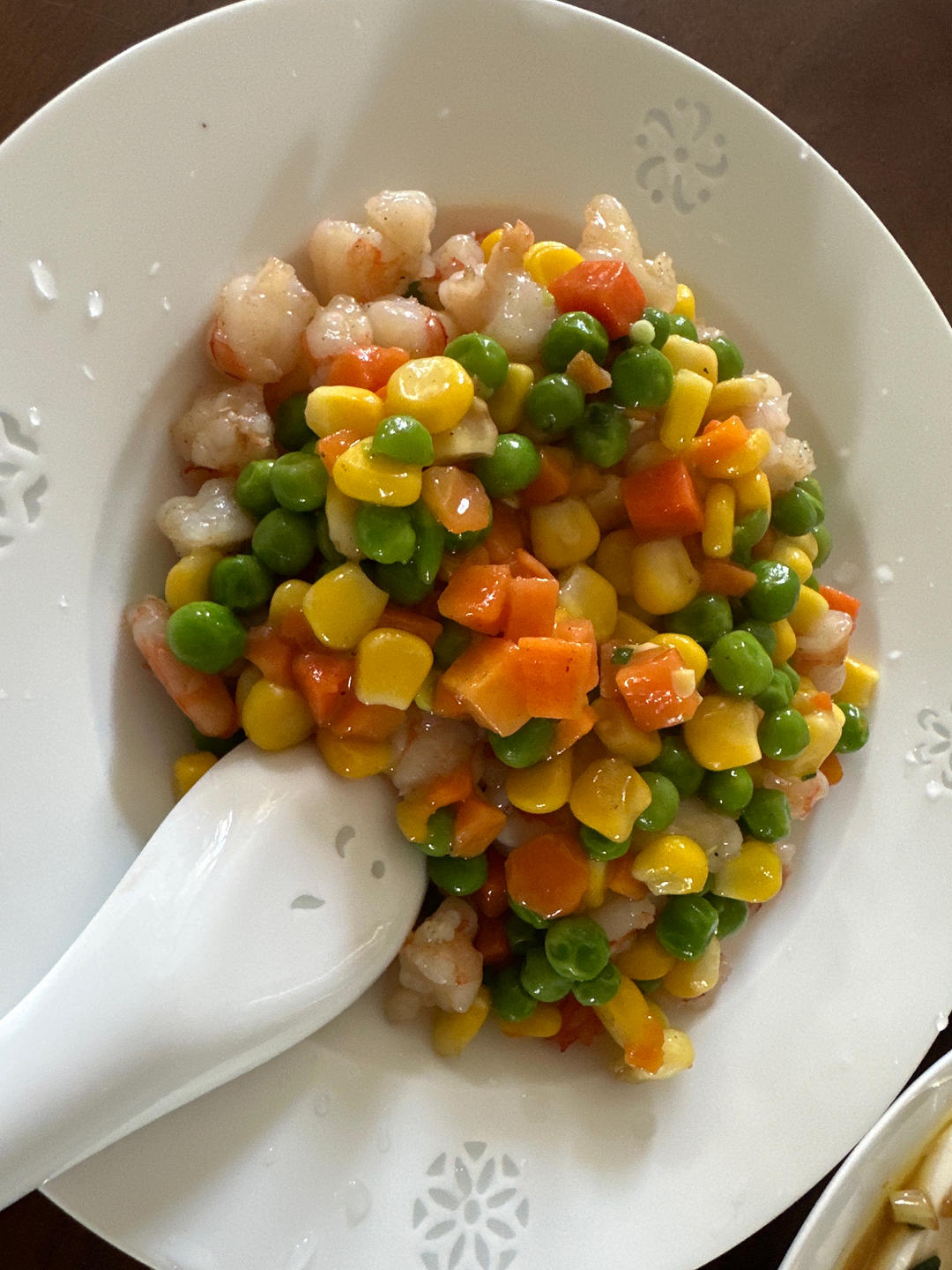 虾仁炒杂菜