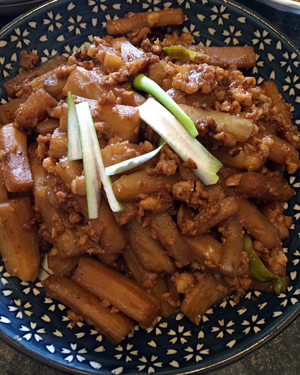 红烧肉沫茄子
