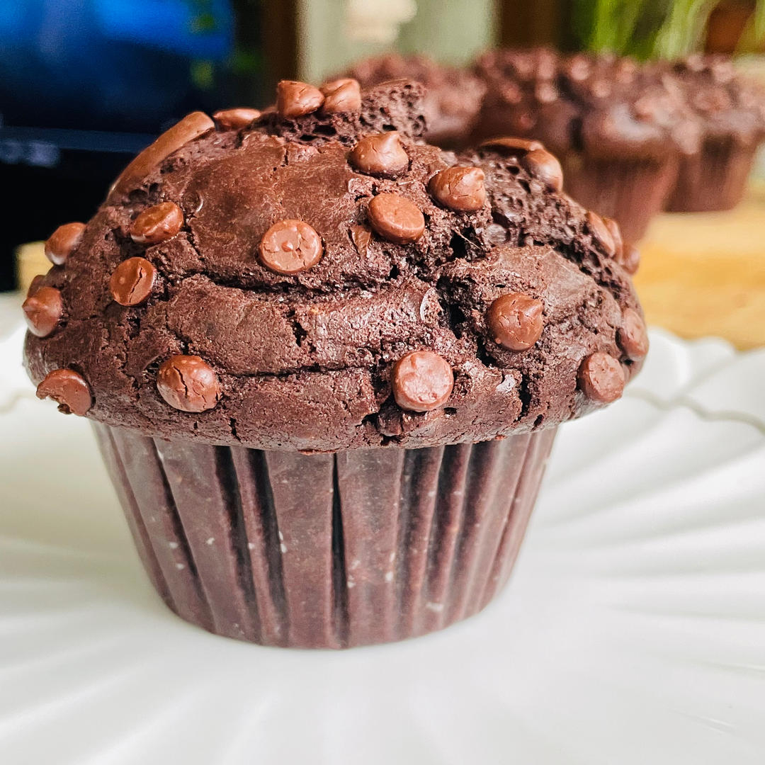 在家做巧克力蘑菇头麦芬蛋糕🍫