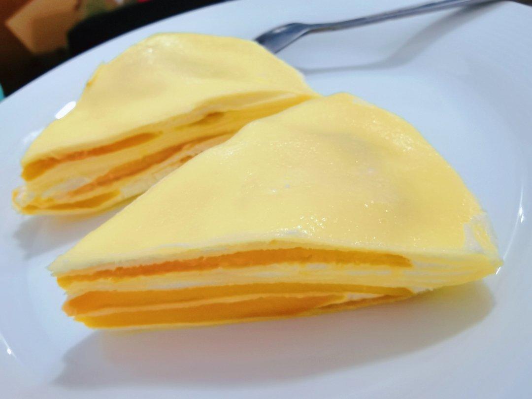 芒果千层蛋糕，100%成功告别煎皮无能
