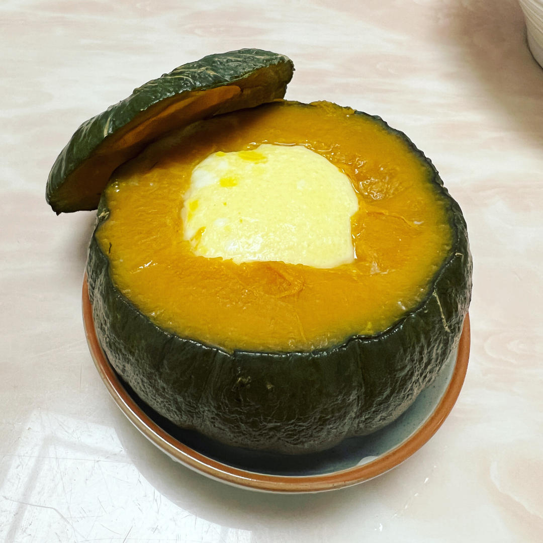 贝贝南瓜蒸蛋（懒人0失败）