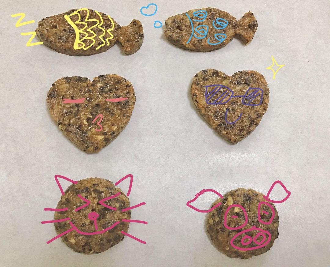 素食:有机燕麦芝麻大饼干