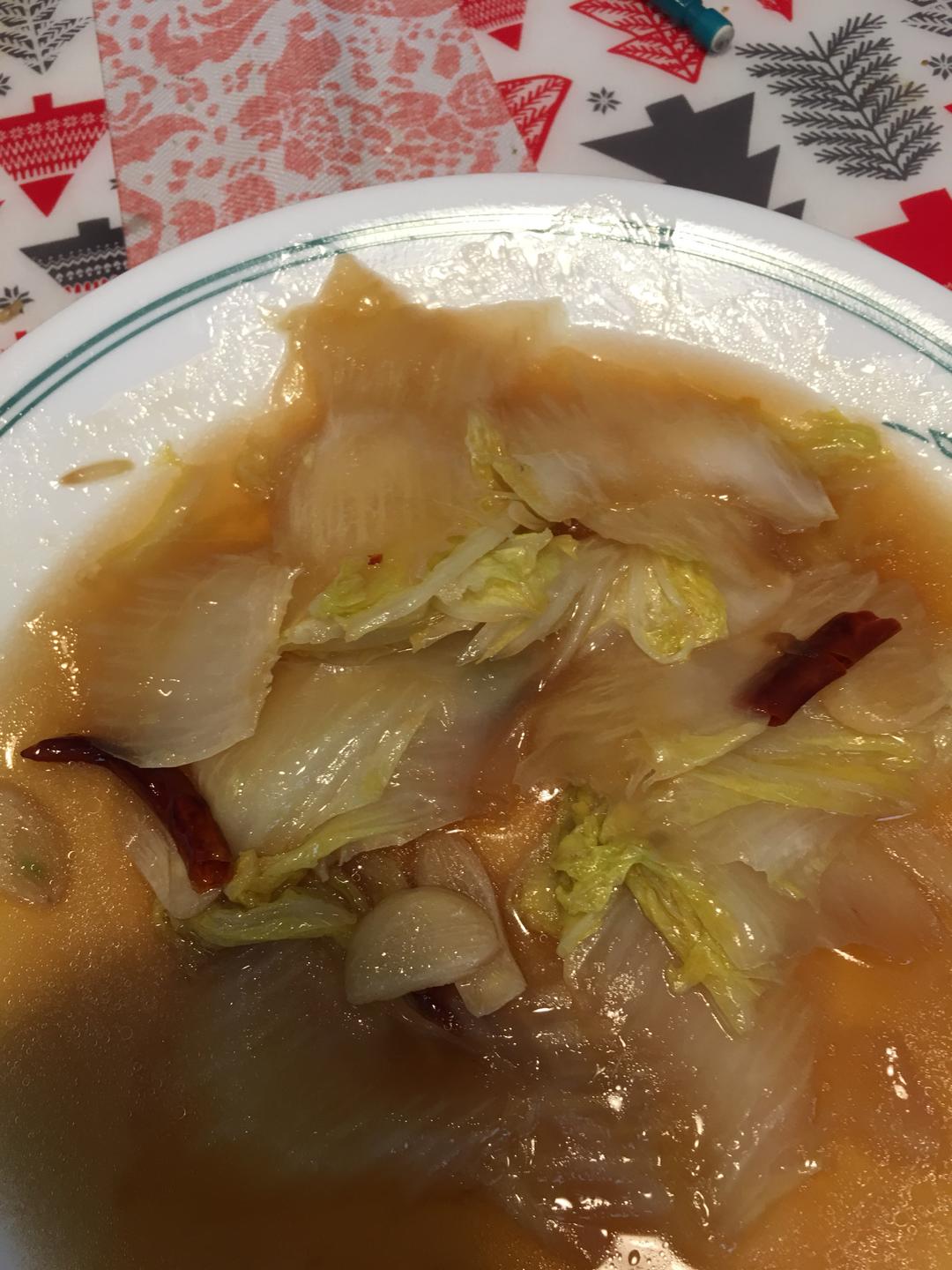 醋溜白菜的做法