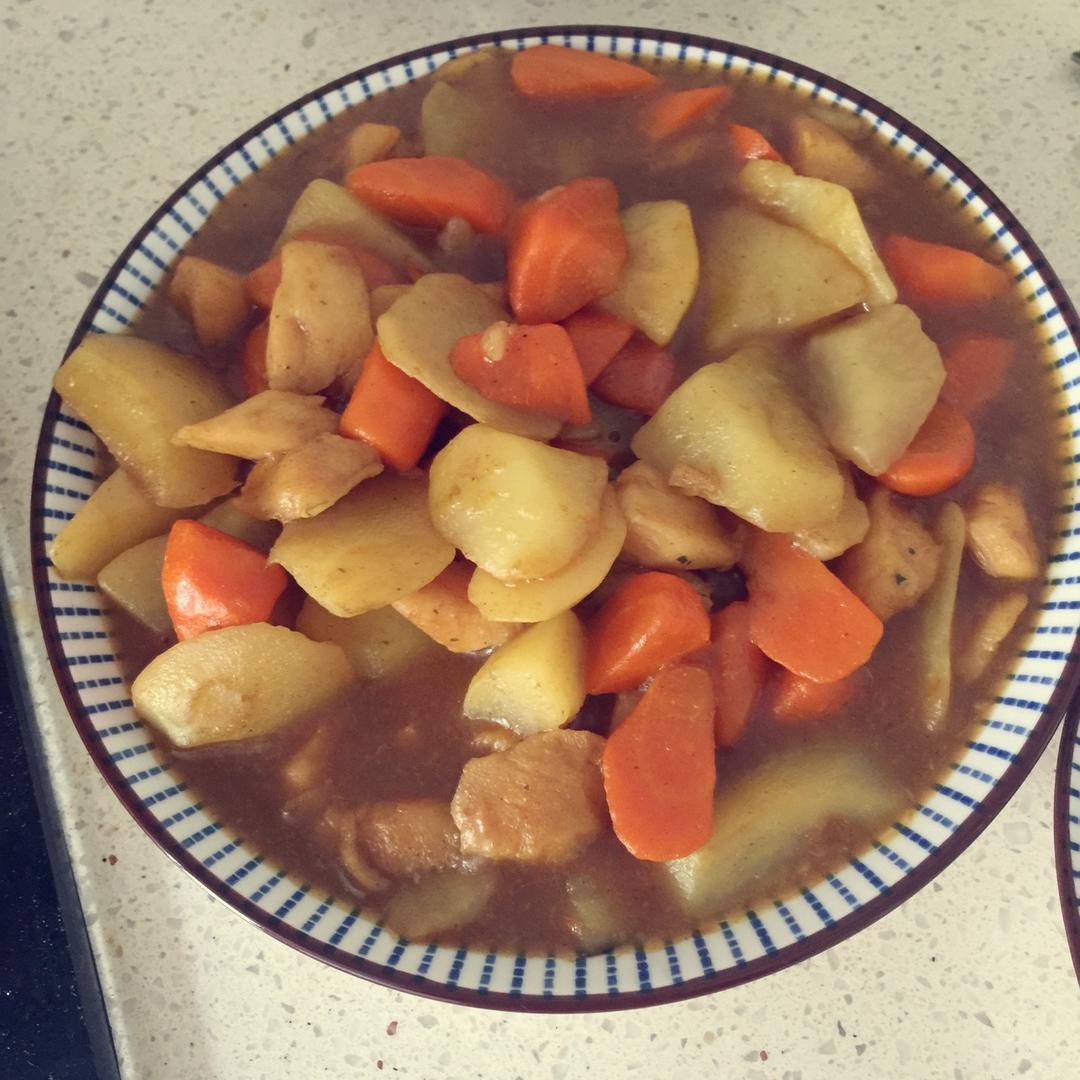 咖喱土豆鸡块