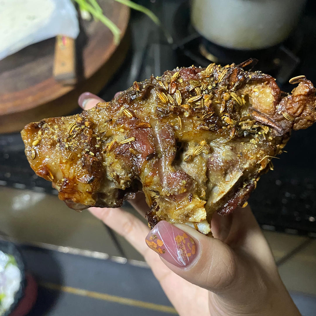 生烤羊腿家庭烤箱版