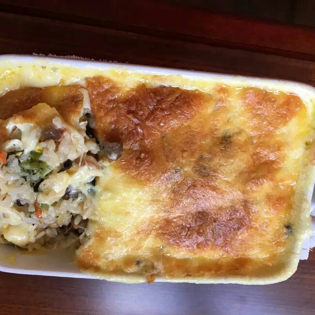 海鲜芝士焗饭