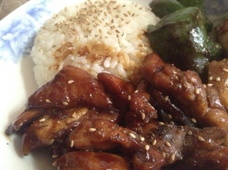 照烧鸡腿饭