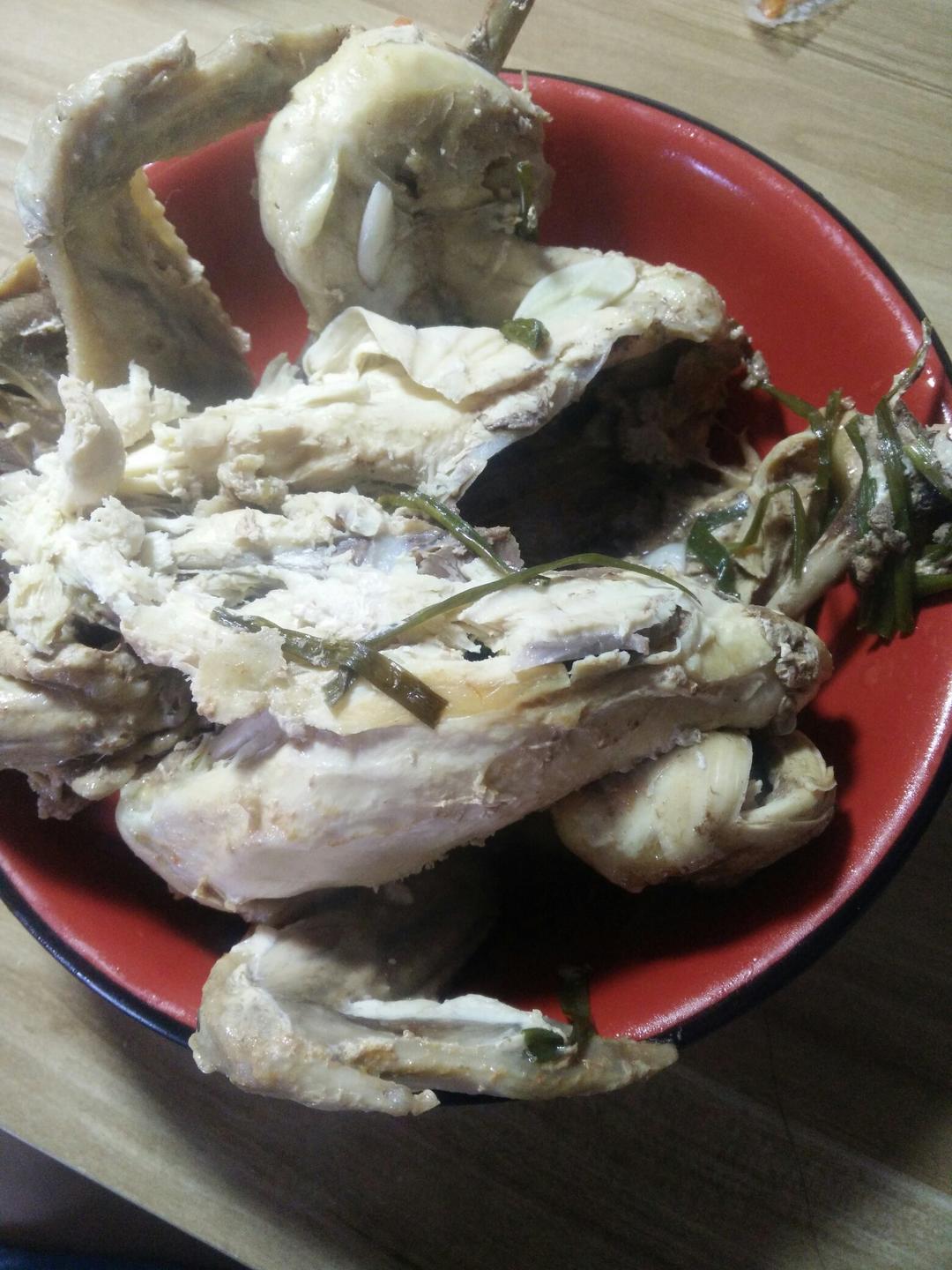 电饭锅简易版：盐焗手撕鸡