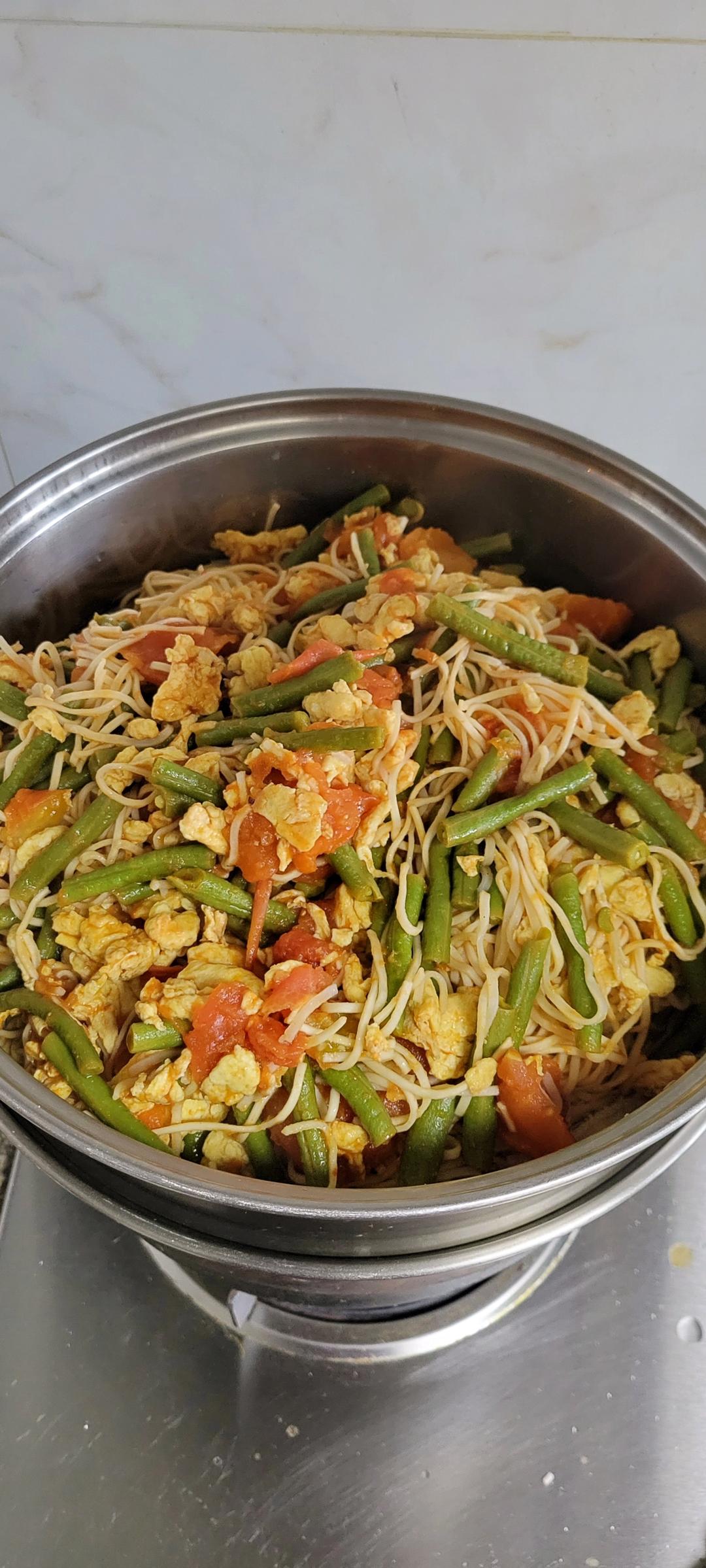 喷喷香的豆角焖面/河南蒸面/炒面